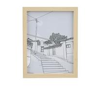 Cornice per Pittura Incandescente, Cornice per Foto Illuminata a LED Alimentata Tramite USB Luce Notturna con Illuminazione a 3 Colori, Cornice Decorativa per Pittura con 2