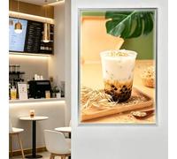 Cornice per Poster a LED Ultra Sottile, Pannello Menu Retroilluminato Da Parete, Insegna Facile Da Cambiare, Pubblicità Orizzontale E Verticale per Ristorante, Negozio, Bar, Teatro Silver-A2