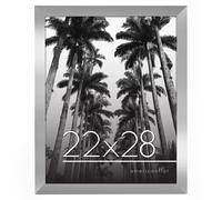 Cornice per poster Americanflat 22x28 con plexiglass lucido - Collezione Epic - Cornici da parete per gallerie con legno ingegnerizzato - Cornice