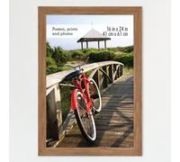 Cornice per poster del museo MCS, 16x24 cm, in legno di quercia, verticale e orizzontale, da appendere alla parete, per foto, poster e stampe art