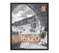 Cornice per poster MCS Everline Collection 16x20, nera, verticale e orizzontale, da appendere alla parete, grande, per foto, poster e stampe arti