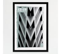 Cornice per poster MCS Foundation 13x19, tradizionale cornice nera da appendere alla parete, verticale e orizzontale, per foto, poster e stampe a