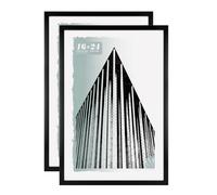 Cornice per poster MCS Foundation 16x24, tradizionale nera, da appendere alla parete, verticale e orizzontale, per foto, poster e stampe artistic