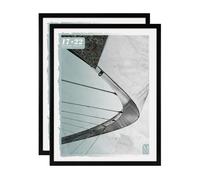 Cornice per poster MCS Foundation 17x22, tradizionale cornice nera da appendere alla parete, verticale e orizzontale, per foto, poster e stampe a