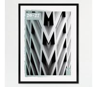 Cornice per poster MCS Foundation 20x27, tradizionale cornice nera da appendere alla parete, verticale e orizzontale, per foto, poster e stampe a