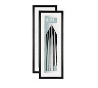 Cornice per poster MCS Foundation 8x24, tradizionale nera, verticale e orizzontale, da appendere alla parete, per foto, poster e stampe artistich