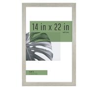 Cornice per poster MCS Studio Gallery 14x22, effetto legno grigio, verticale e orizzontale, da appendere alla parete, per foto, poster e stampe a