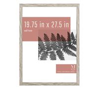 Cornice per poster MCS Studio Gallery 19,75x27,5 cm, effetto legno grigio, verticale e orizzontale, da appendere alla parete, per foto, poster e