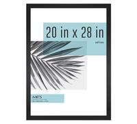 Cornice per poster MCS Studio Gallery 20x28, nera, effetto legno, verticale e orizzontale, da appendere alla parete, per foto, poster e stampe ar