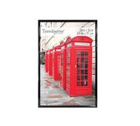 Cornice per Poster MCS Trendsetter 61,0 x 91,4 cm, Cornice Nera ad Alta Densità, Fissaggio a Parete Verticale e Orizzontale, Grande Cornice per Foto per Foto, Poster e Opere d'Arte (Confezione da 2)