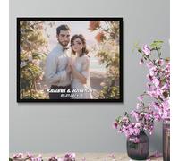 Cornice per poster su tela personalizzata con ritratto di cartoni animati personalizzato per amanti della famiglia degli animali domestici Ritratto del fumetto da immagine Cartello artistico da parete
