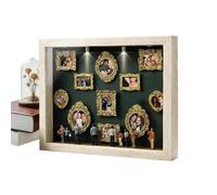 Cornice per sagome da museo, fai da te, in miniatura, per conservare ricordi