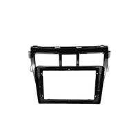 Cornice per schermo di navigazione, decorazione, accessori interni adatti per Toyota Vios Yaris 2008-2013 Auto Navigation Panel Frame(Black)