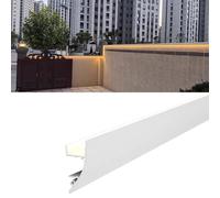 Cornice per soffitto, Canale di Illuminazione a LED Premium per Bordi di pareti e soffitti - Profilo in Alluminio da 5 Piedi, 10 Piedi, 12 Piedi e 24 Piedi per Illuminazione indiretta, fessu