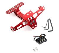 Cornice per targa Per Benelli TRK 251 502/X TNT 300 502C 302S 752S Leoncino 500 Targa Posteriore Staffa di Supporto Tail Tidy Fender Eliminator kit(Red)