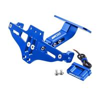 Cornice per Targa per Yamaha WR450 WR 450 F Serow 225 250 TTR125 Tutto L'Anno Portatarga Numero Targa Telaio Luce Staffa Indicatori di Direzione(Blue)