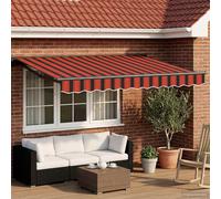 Cornice per Tenda Manuale con LED 3,5 x 2 m