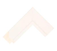 Cornice personalizzabile compatibile con Samsung Frame TV (43") - Cornici bianche (Lincoln Ivory 52mm)