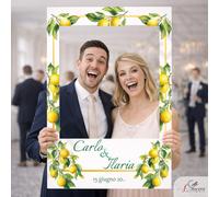 Cornice Photo Booth per Matrimonio, Battesimo, Comunione, Compleanno, Eventi