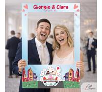 Cornice Photo Booth per Matrimonio, Battesimo, Comunione, Compleanno, Eventi