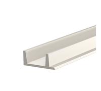 Cornice Pitturabile per Illuminazione Unidirezionale per Strisce LED - 2m Variante Lunghezza 2 Metri