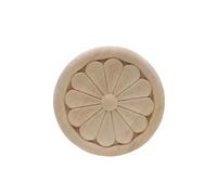 Cornice Porta Gabinetto Decorazione Figurine Appliques Legno Per Mobili Non Verniciato Intagliato Casa Accessori Decorativi 12cmx12cm4