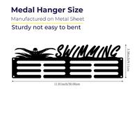 Cornice porta medaglie per espositore da parete per organizer per medaglie