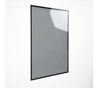 Cornice porta poster magnetica 70x100 cm in alluminio anodizzato silver, pannello in plexiglass, uso interno