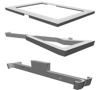 Cornice Porta Tablet per Samsung Galaxy Tab 10.1 GT-P7510 - Muro/Tavolo