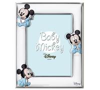 CORNICE PORTAFOTO BIMBO ARGENTO DISNEY CELESTE MICKEY VALENTI B 1500 13X18
