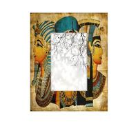 Cornice portafoto da 10 x 15 cm, in legno pergamena egiziana, da appendere alla parete, per famiglia, amici, regalo di nozze