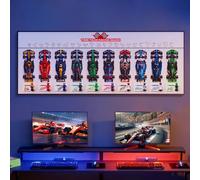 Cornice portafoto da parete adatta per Lego Speed Champion serie F1, espositore non distruttivo, pronta da appendere, decorazione ideale per gli appassionati di auto (senza modello)