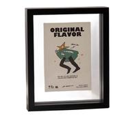 Cornice portafoto galleggiante doppio vetro adatta per appendere a parete o da t