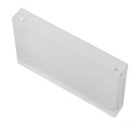 Cornice portafoto in acrilico trasparente, supporto magnetico per poster, robusta, spessore 10+10 mm, per esporre i tuoi ricordi cari (10 x 15 cm)