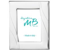 Cornice Portafoto in Argento PVD Fascia Larga Modello Seta