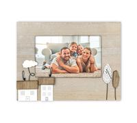 Cornice Portafoto in Legno 10x15 - Idea Regalo Famiglia per Inaugurazione Casa e