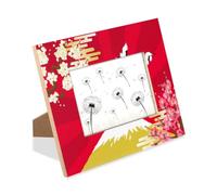 Cornice portafoto in legno con motivo cultura giapponese, 20,3 x 25,4 cm, con ganci per appendere la parete, verticale o orizzontale (stampa orizzontale)