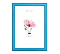 Cornice portafoto in legno da parete PIATTINA BLU foto stampe poster quadri