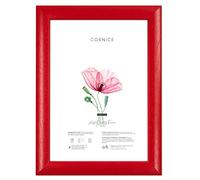 Cornice portafoto in legno da parete Rainbow red, 13 x 18 cm