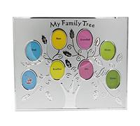 Cornice portafoto in metallo per bambini, ideale per neonati, nascita, battesimo e comunione Multimarcos albero di famiglia