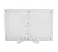 Cornice portafoto magnetica in acrilico che supporta facili aggiornamenti dei contenuti visualizzati con doppio orientamento per l'uso in vari ambienti interni (B)