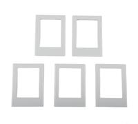 Cornice portafoto magnetica per Instax per mini 3 pollici nero magnetico | Forte retro magnetico, si adatta alle superfici metalliche del frigorifero, presa sicura, finitura nera, dimensioni 7,6 cm