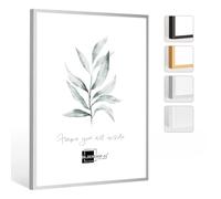 Cornice portafoto Milano in alluminio, 24 x 30 cm, in Alluminio naturale