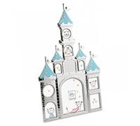 Cornice portafoto multipla in metallo Mascagni A646 con smalto blu chiaro