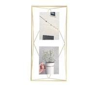 Cornice portafoto multipla Prisma, colore oro