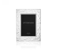 Cornice portafoto Ottaviani - Materiale Miro silver 999 modello Materica 13x18 COD: 2003A