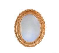 Cornice portafoto ovale da 17,8 cm realizzata in resina con finitura oro vintage, che combina durata e design classico per migliorare la visualizzazione delle foto all'interno