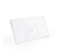 Cornice portafoto per foto da 3 pollici e stampe di dimensioni simili, con una presa sicura e un semplice cambio foto (trasparente)