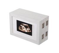 Cornice portafoto per neonati, 5 fotogrammi pieghevoli per la cameretta dei bambini, soluzione compatta per riporre foto del bambino