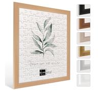 Cornice portafoto per puzzle, ca. 200-500 pezzi, 31 x 44 cm, in legno di faggio